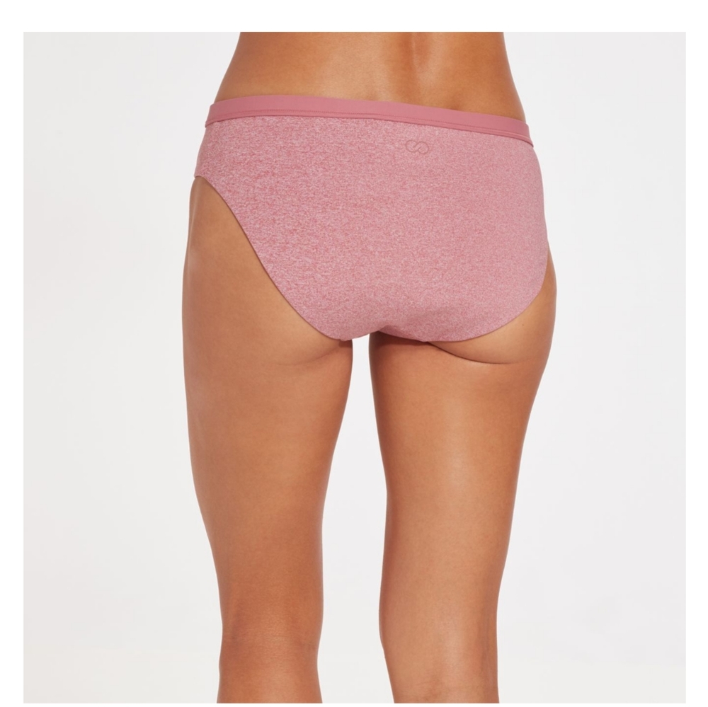Calia Mesa Rose Heather Wide Banded Bikini Bottoms - Picture 3 of 8